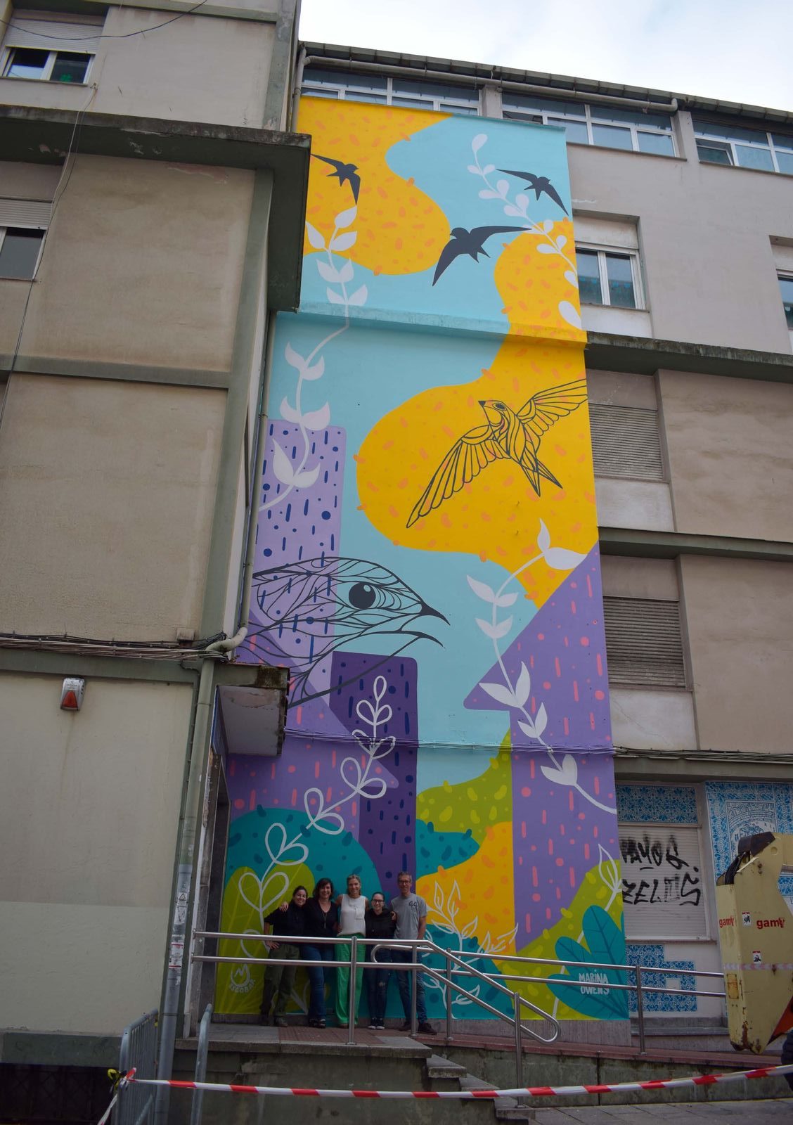 Mural vencejos — imagen 2