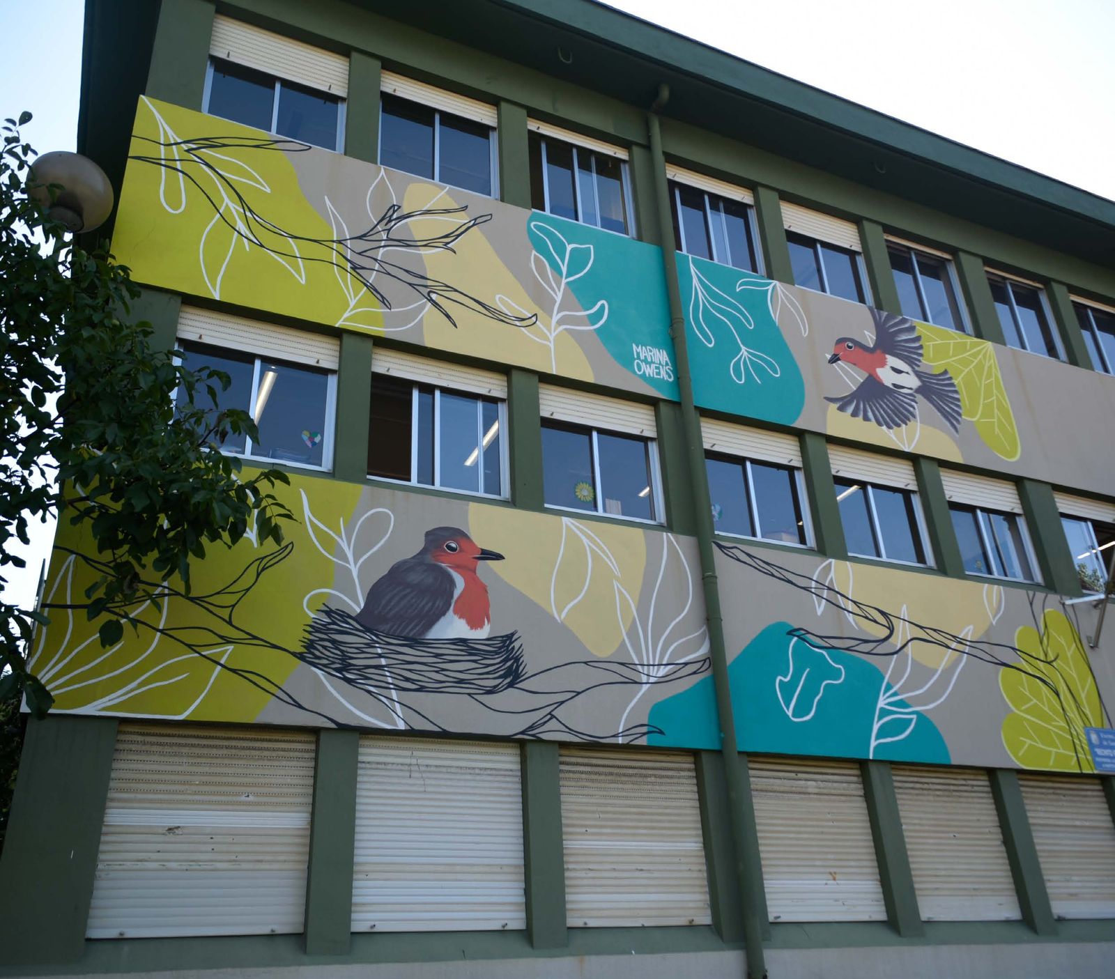 Mural petirrojo — imagen 1